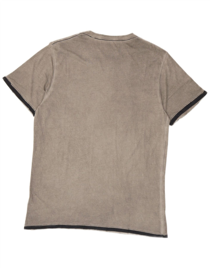 Tricou Guess pentru bărbați Top mare din bumbac gri