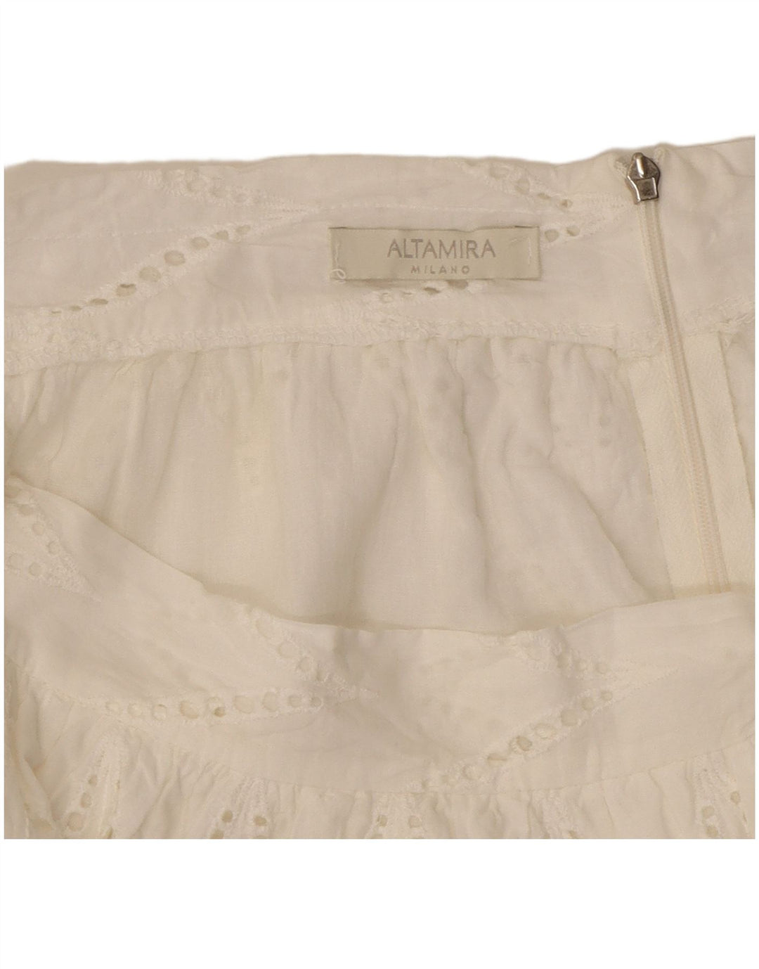 Fustă ALTAMIRA Milano pentru femei L30 Medium White Geometric