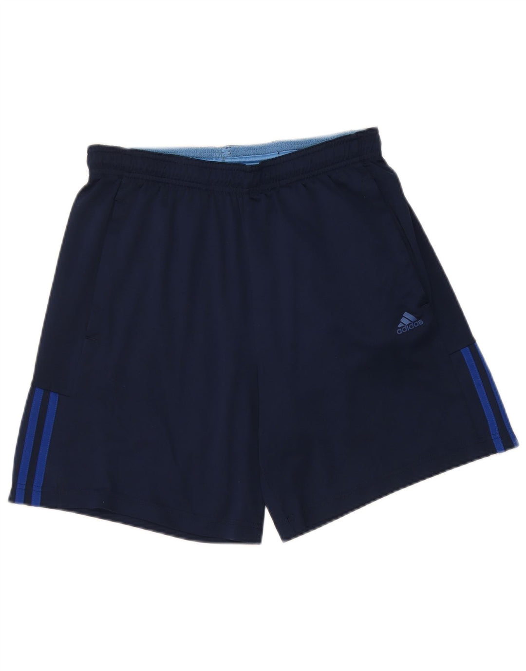 Pantaloni scurți sport pentru bărbați Adidas, poliester, albastru mic
