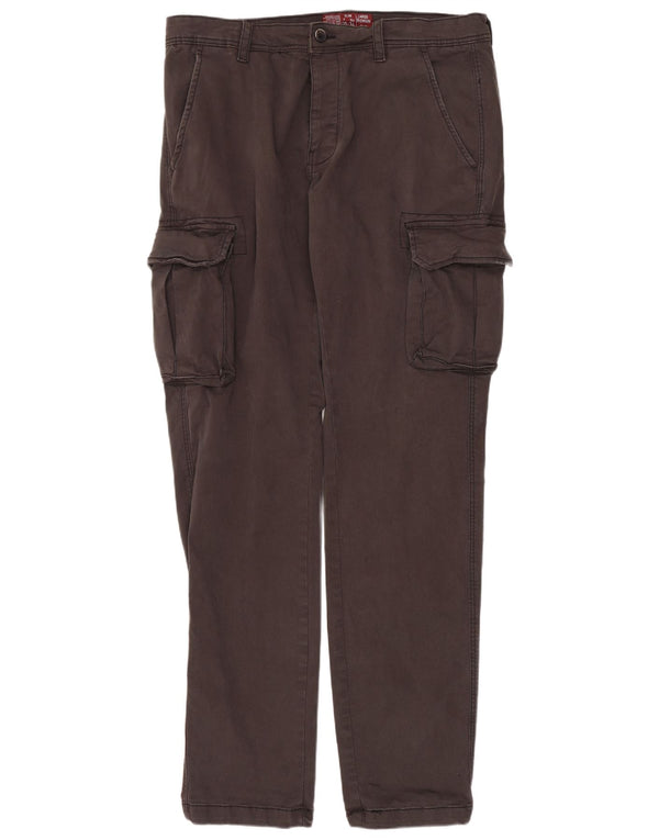 Pantaloni cargo dritti pentru bărbați OVS IT 50 Large W34 L33 Bumbac gri