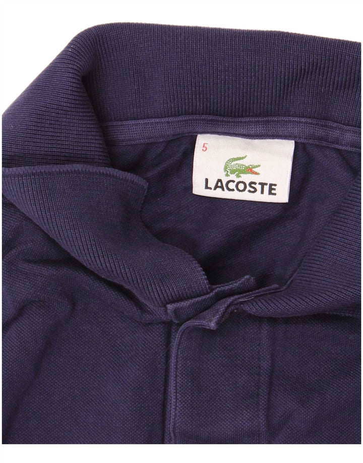 Tricou polo Lacoste pentru bărbați mărimea 5 mare, bumbac bleumarin