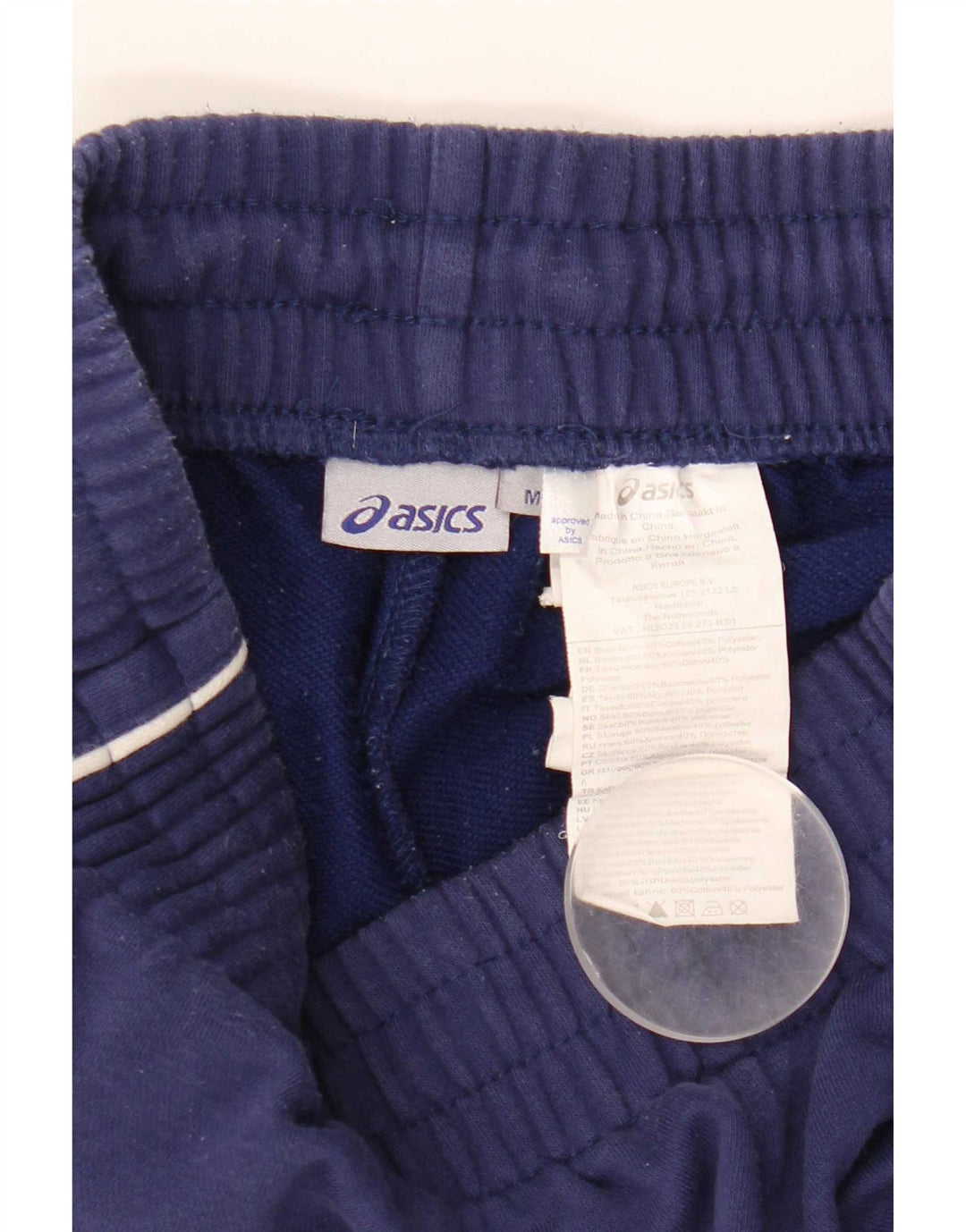 Pantaloni de trening Asics pentru bărbați Pantaloni de jogging, mediu, bleumarin, bumbac