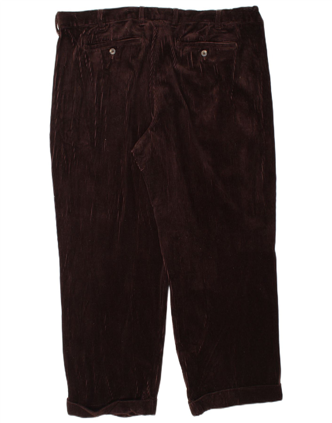 EDDIE BAUER Pantaloni pentru bărbați din velur cu țesături W44 L30, bumbac maro