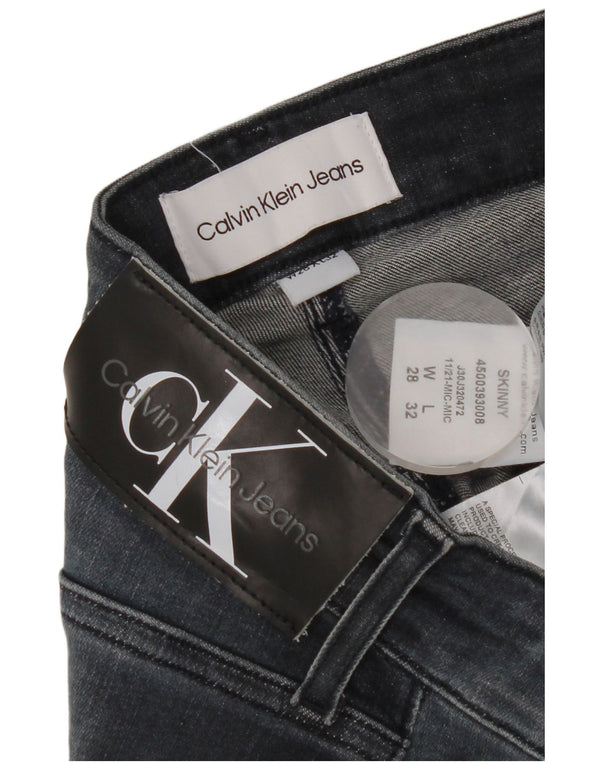 Blugi slim pentru bărbați Calvin Klein W28 L32 Bumbac bleumarin