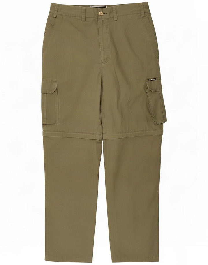 Bailo Pantaloni cargo drepti pentru femei IT 46 Large W32 L29 Kaki Poliester