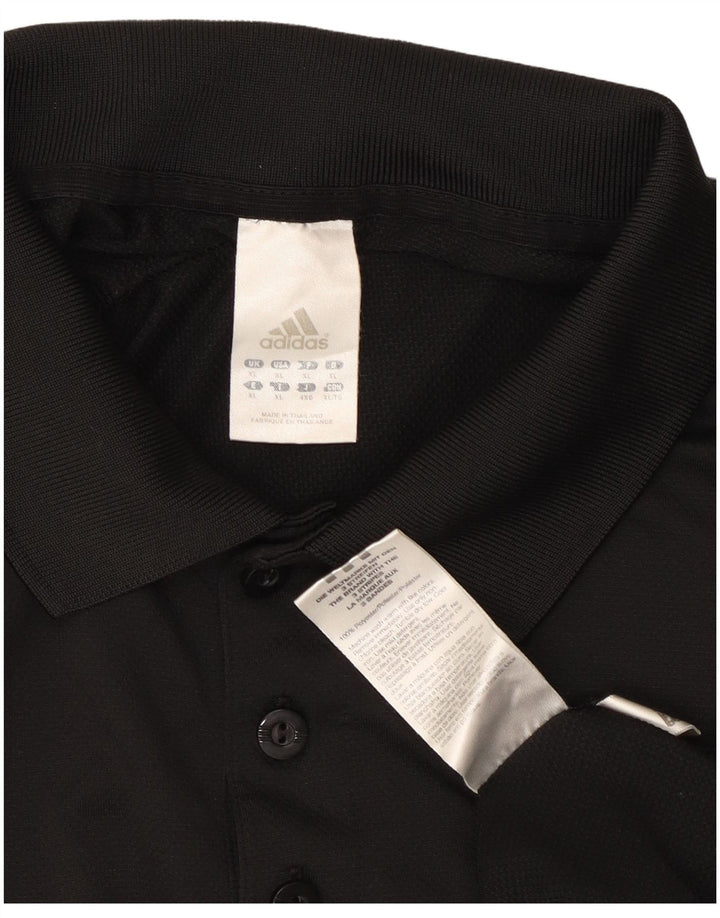 Tricou polo Adidas Climacool XL, negru, poliester