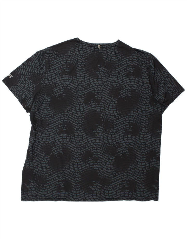 RUSSELL ATHLETIC Tricou Bărbați Dri-Power Top 2XL Gri Poliester Geometric