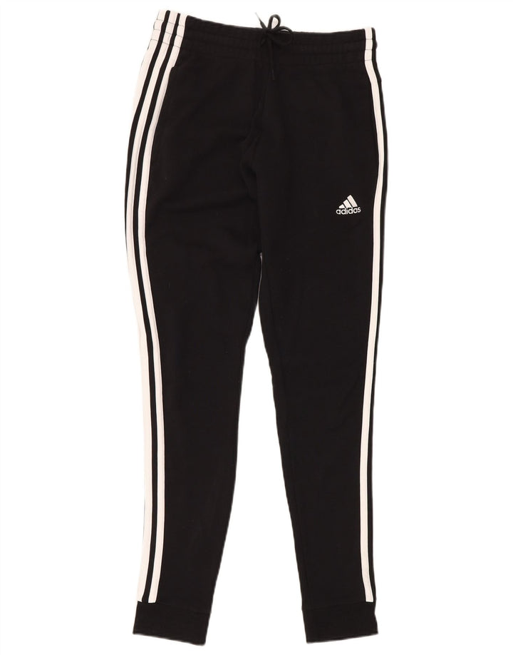 Pantaloni de trening pentru femei ADIDAS Joggeri UK 4/6 XS Bumbac negru
