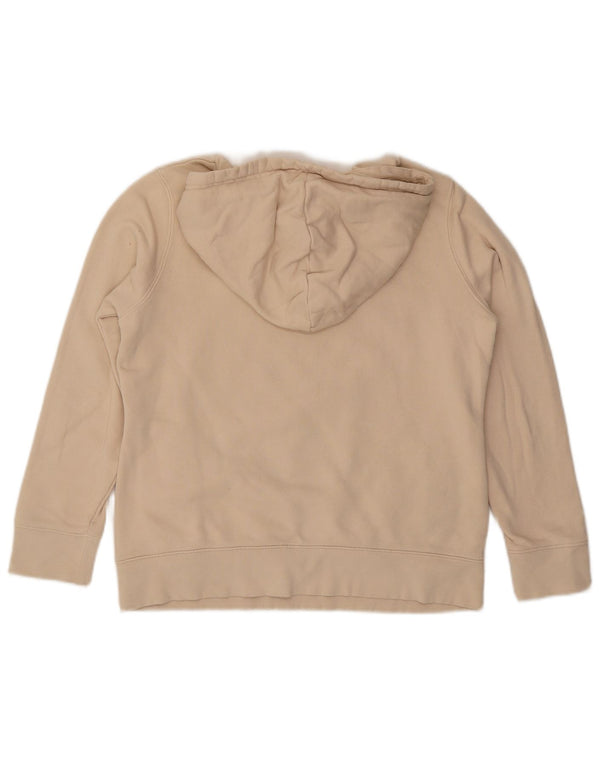 Pulover cu glugă cu grafic pentru femei Adidas UK 8 mic, bej, bumbac