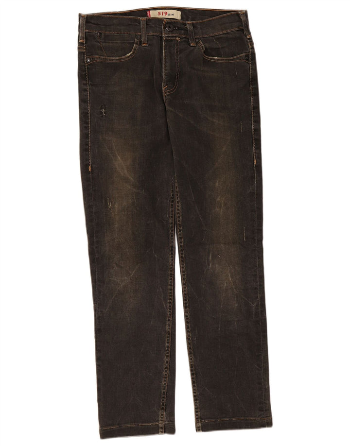 Blugi Levi's 519 Slim pentru femei W32 L28 bumbac negru