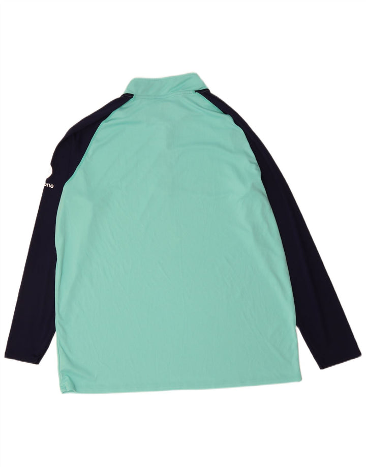 Top de trening pentru bărbați IRFU cu fermoar și gât, 2XL, verde, colorblock