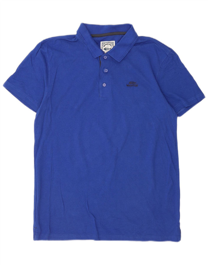 Tricou polo pentru bărbați Weird Fish, albastru mediu