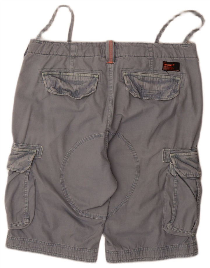 Pantaloni scurți cargo Superdry pentru bărbați W36, mare, albastru, bumbac