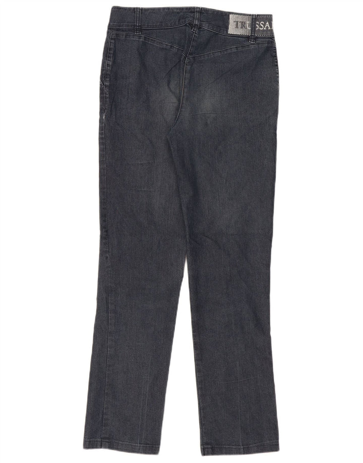 Blugi Trussardi Graphic Slim pentru femei W26 L31 bleumarin