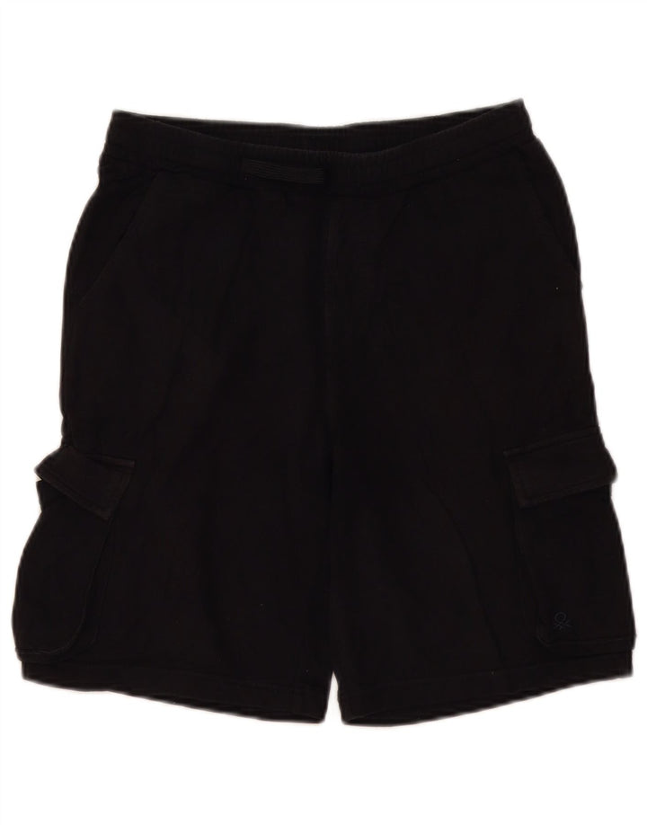 Pantaloni scurți sport pentru bărbați Benetton, mici, negri