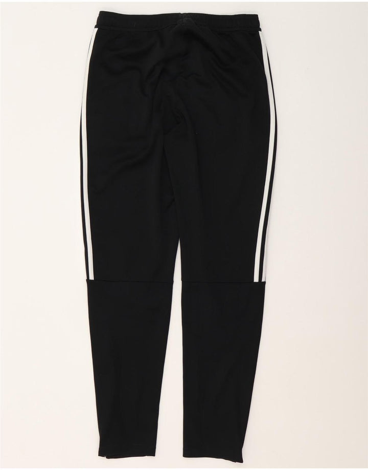 Pantaloni de trening Adidas pentru bărbați, poliester mediu negru