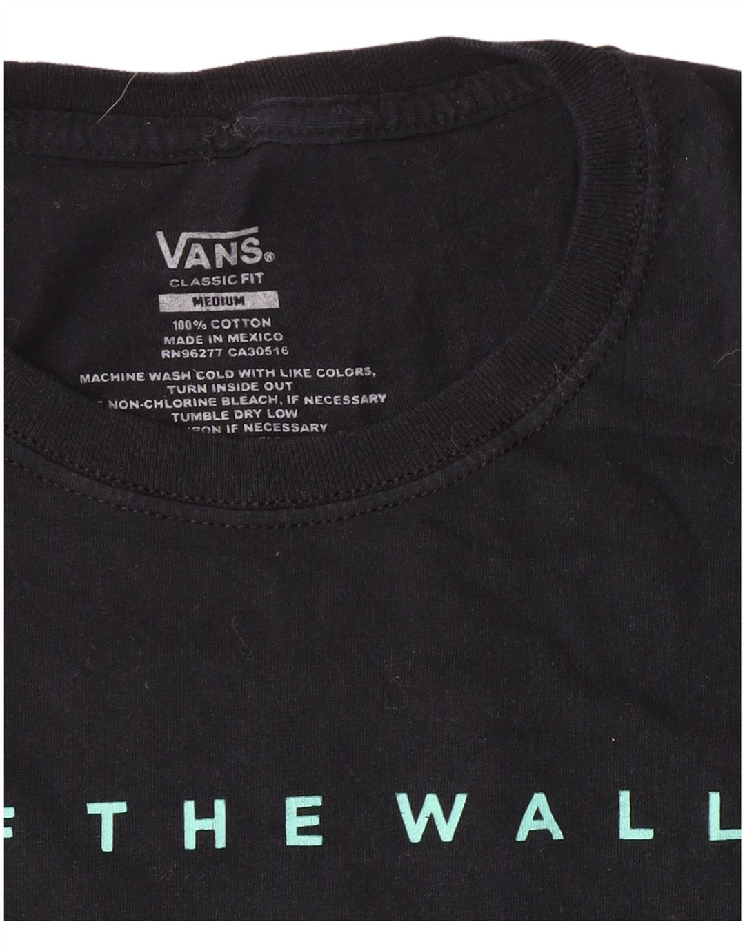 Tricou grafic Vans Classic Fit Top Medium Black Bumbac Classic