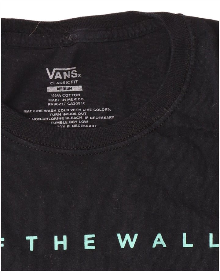 Tricou grafic Vans Classic Fit Top Medium Black Bumbac Classic