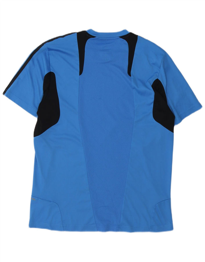 Tricou Adidas Climacool pentru bărbați Top mare, albastru, poliester color bloc