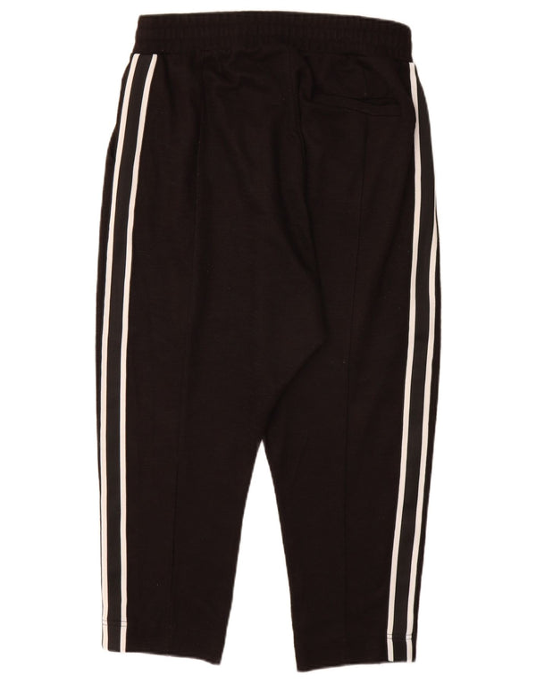 Pantaloni capri drepti pentru bărbați Zara Mari L32 L20 Poliester negru