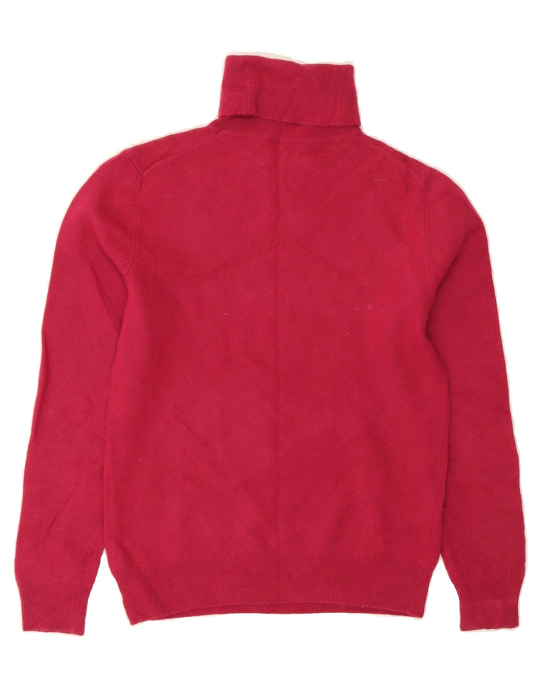 BENETTON Womens Roll Neck Jumper Sweater UK 10 Small Red Wool Vintage Benetton and Second-Hand Benetton from Messina Hembry 