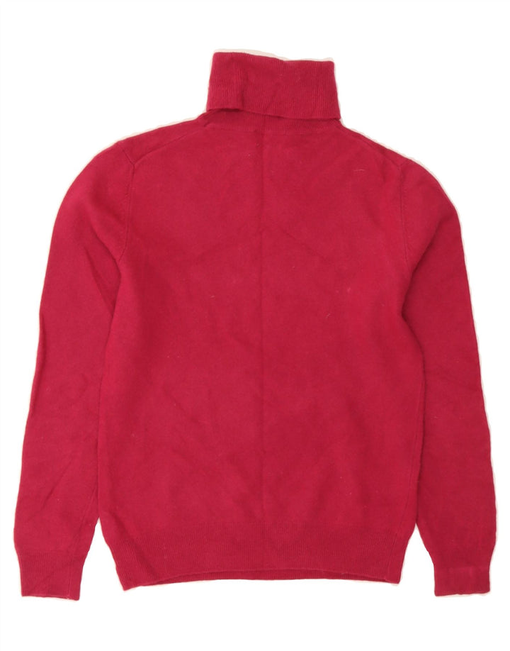 BENETTON Womens Roll Neck Jumper Sweater UK 10 Small Red Wool Vintage Benetton and Second-Hand Benetton from Messina Hembry 