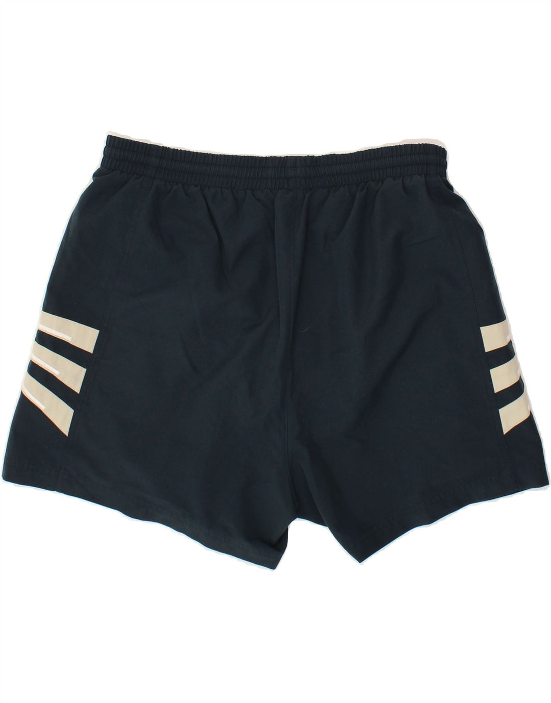 Pantaloni scurți sport grafic ADIDAS pentru bărbați, poliester cu dungi mari bleumarin
