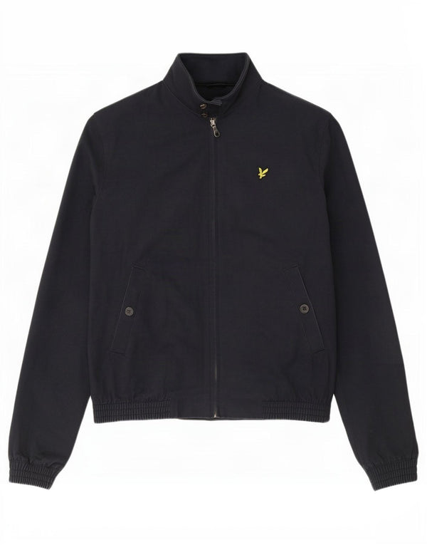 Jachetă bomber pentru bărbați Lyle & Scott UK 40 mare bumbac bleumarin
