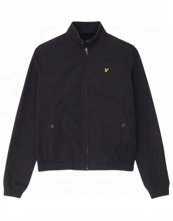 Jachetă bomber pentru bărbați Lyle & Scott UK 40 mare bumbac bleumarin