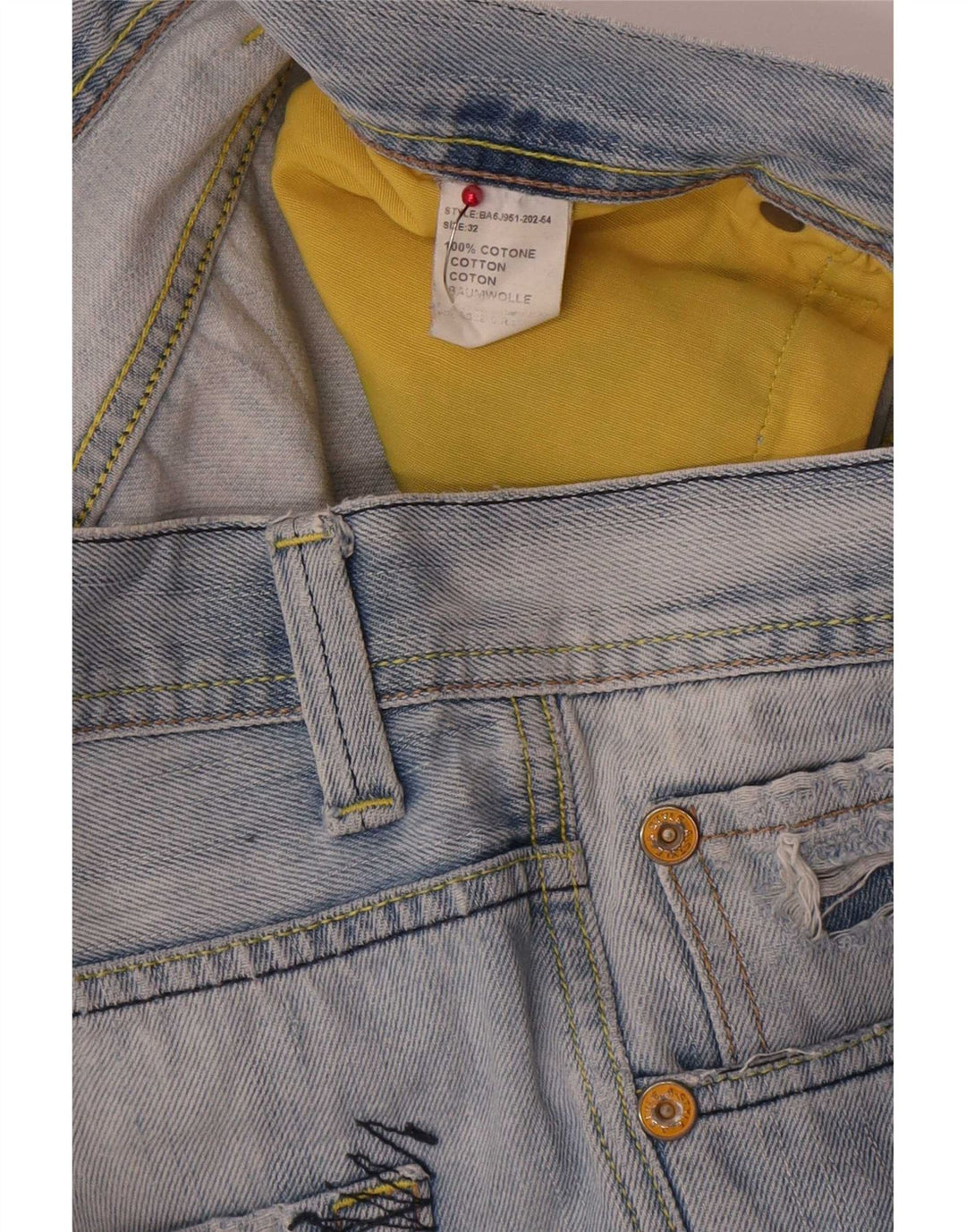 Blugi skinny distressed pentru femei A-Style W32 L30 Bumbac albastru