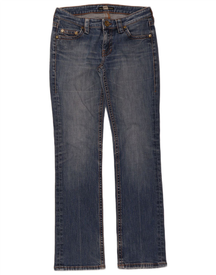 Blugi drepti pentru femei GUESS W29 L30 bumbac albastru