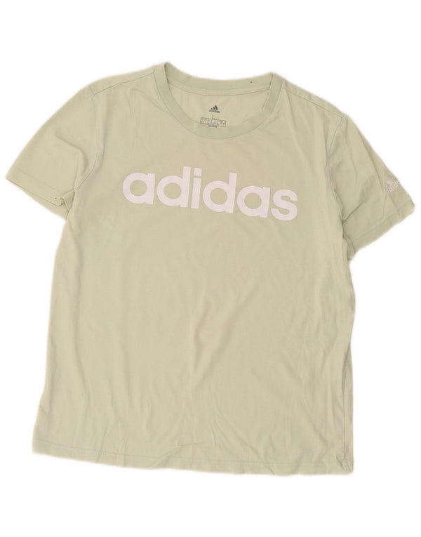 Tricou grafic Adidas pentru femei Top UK 16/18 Large Green