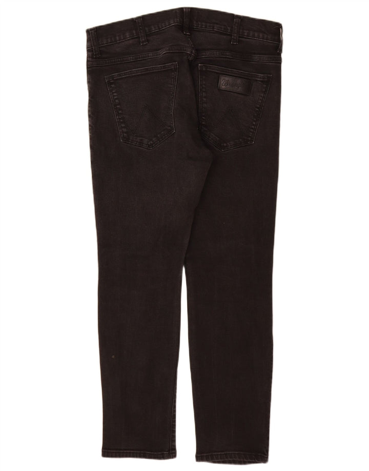 WRANGLER Blugi Larston Slim pentru bărbați W34 L28, bumbac negru