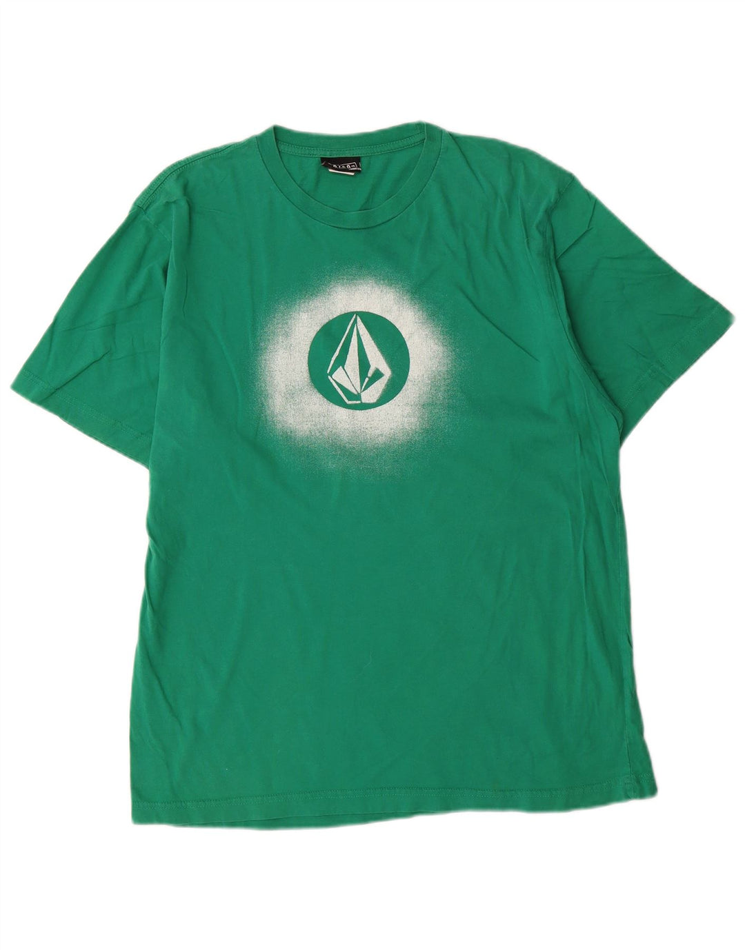 Tricou grafic pentru bărbați Volcom Top mare din bumbac verde