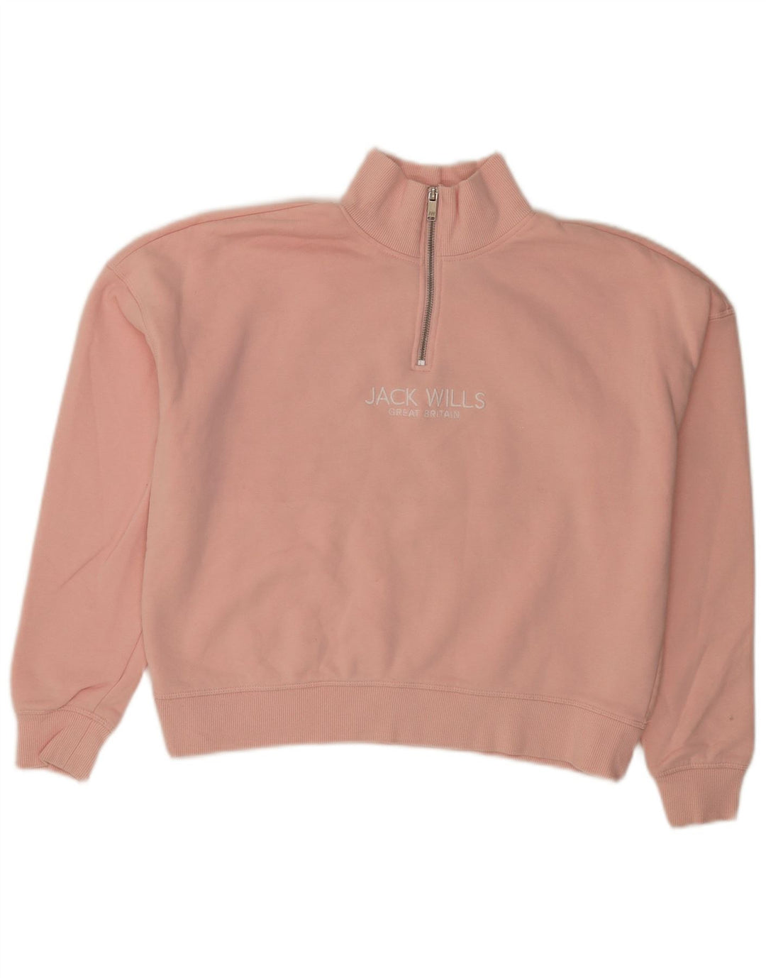 Pulover pentru femei Jack Wills cu grafic supradimensionat, UK 10, roz mic