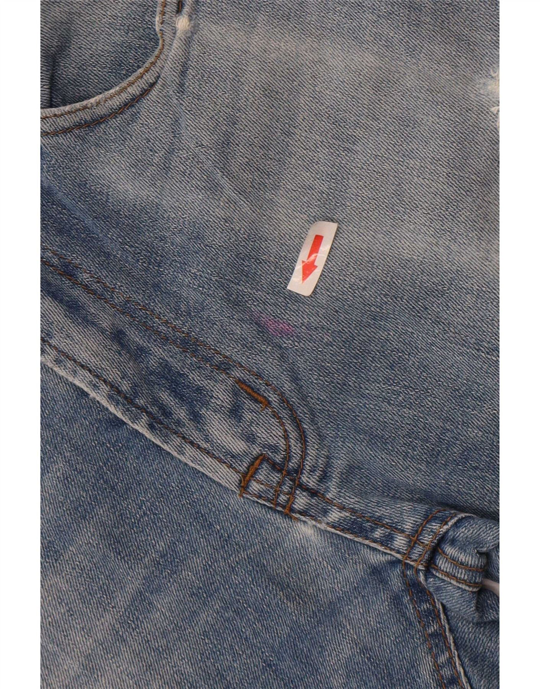 Blugi slim pentru bărbați Zara EU 42 Large W32 L34 Albastru