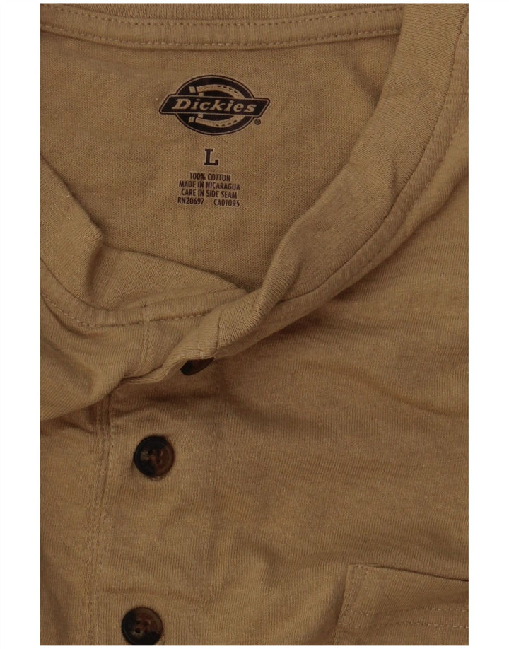 Tricou pentru bărbați Dickies Top mare, bej, bumbac