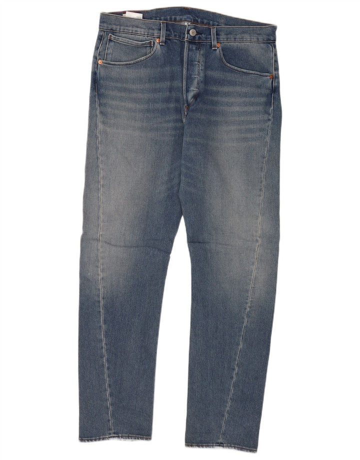 Blugi conici pentru bărbați Levi's 502 W33 L32 Bumbac albastru