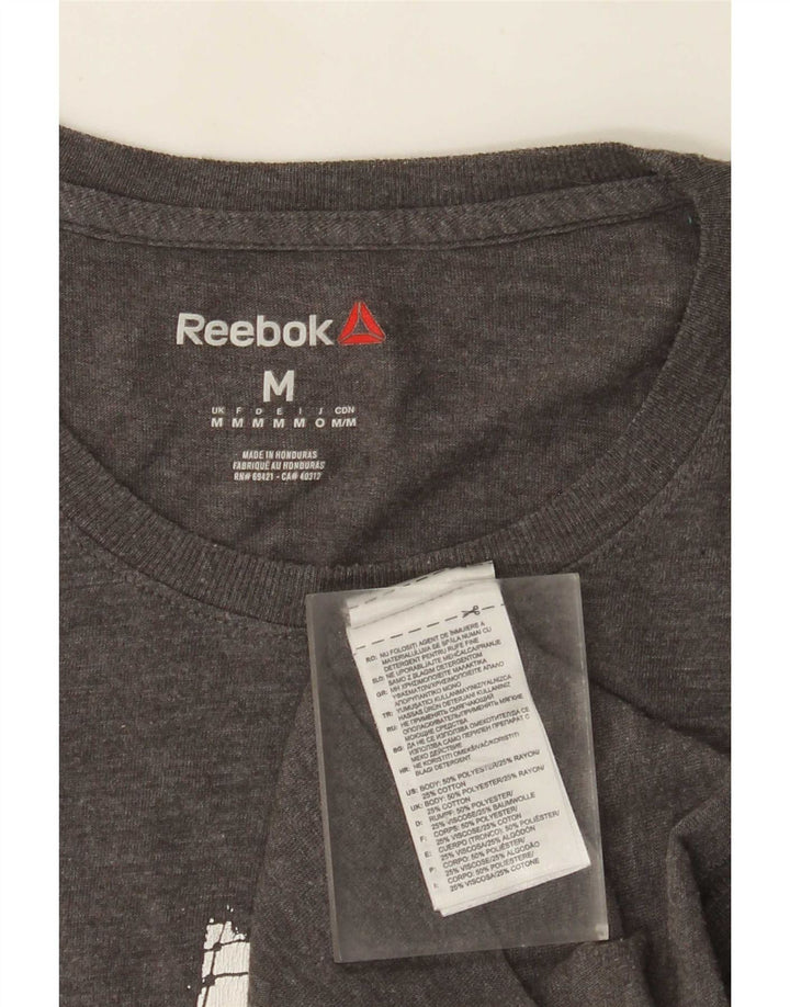 Tricou grafic pentru bărbați Reebok Top Medium Gri Poliester