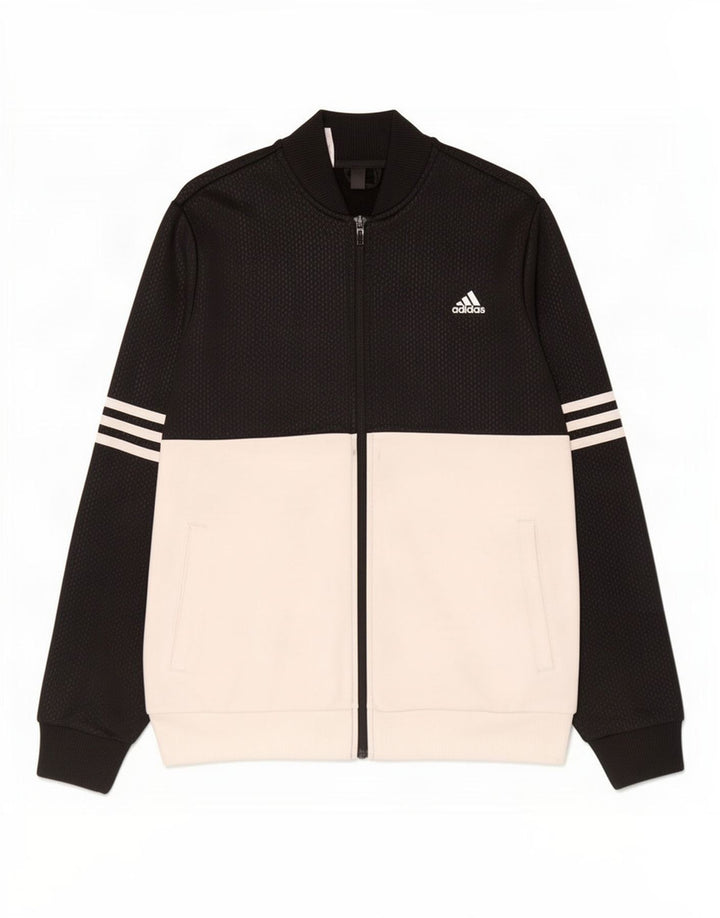 Jachetă de trening pentru băieți Adidas 13-14 ani, negru, poliester