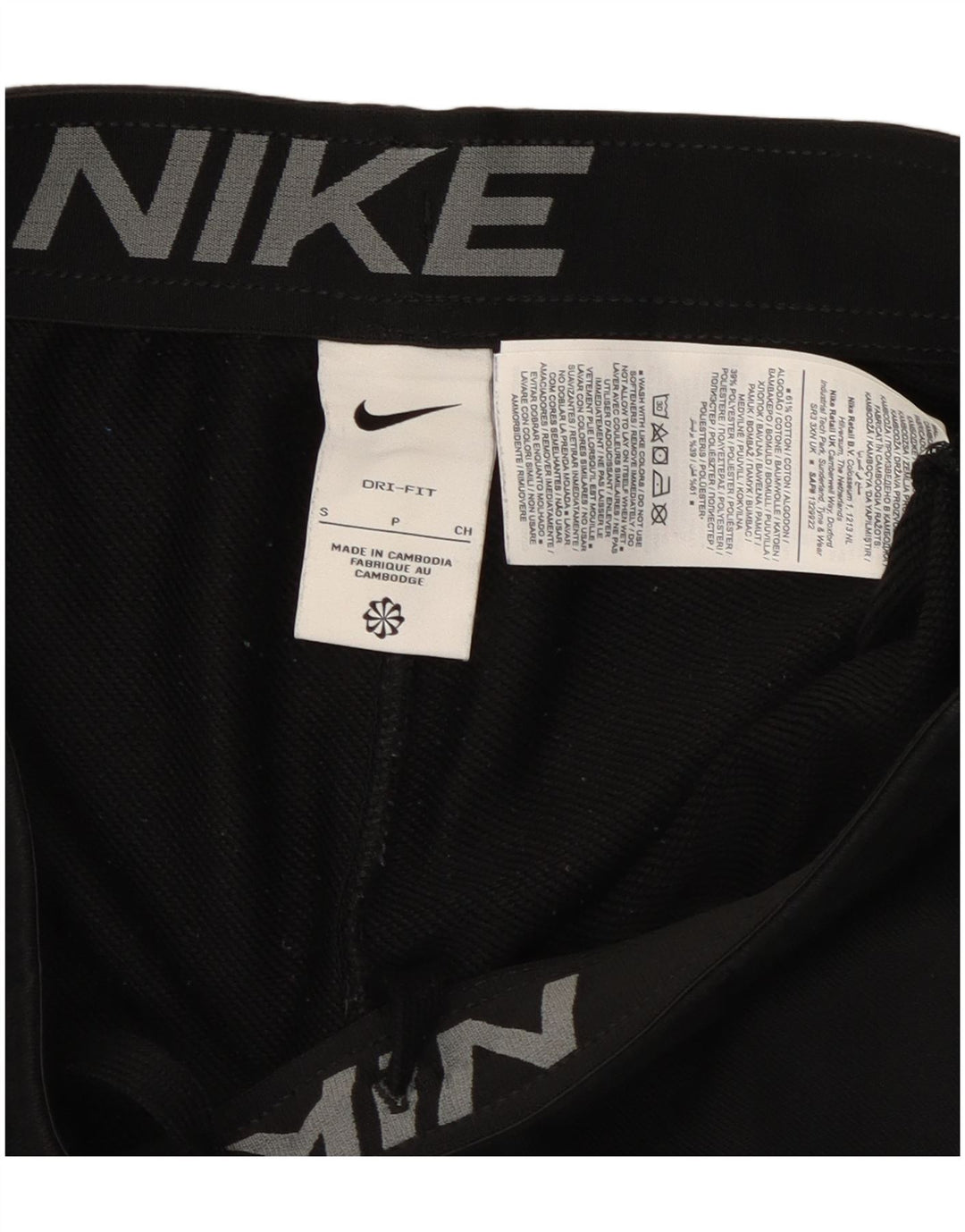 Pantaloni de trening NIKE Dri Fit pentru bărbați Pantaloni de jogging, bumbac negru mic