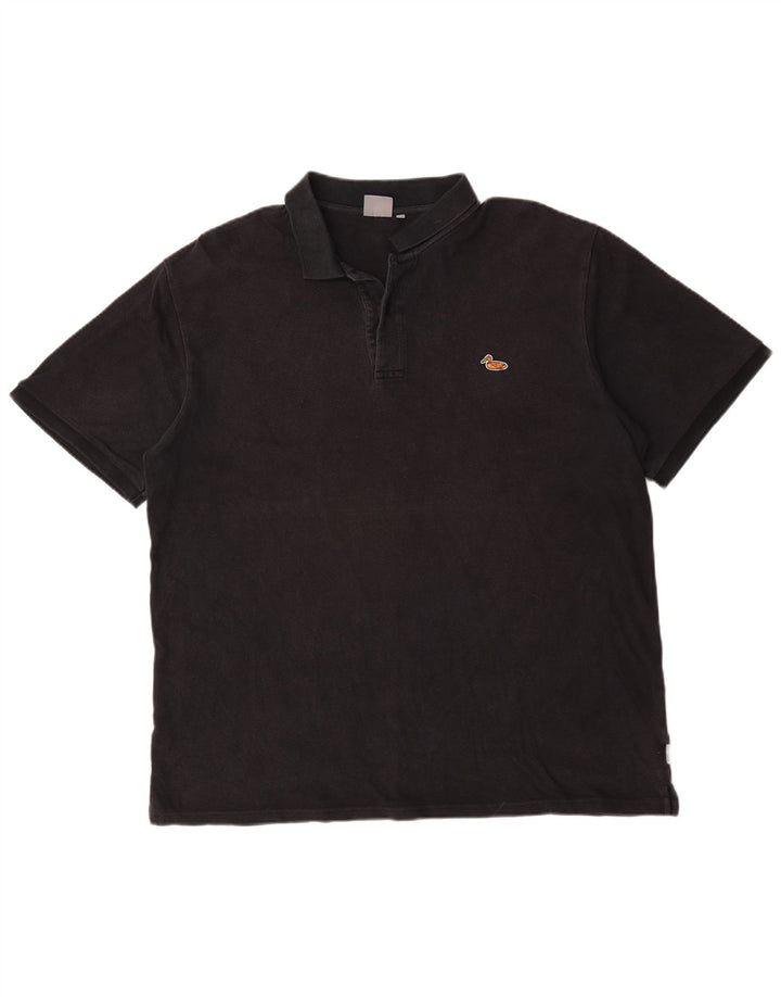 Cămașă polo pentru bărbați Carhartt 2XL bumbac negru