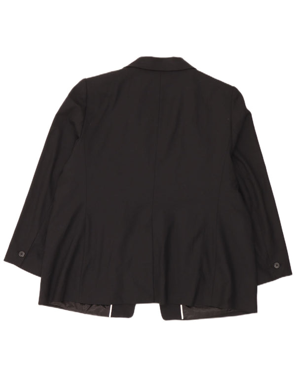 Jachetă pentru femei Marks & Spencer Autograph 1 Button Blazer UK 18 XL Negru