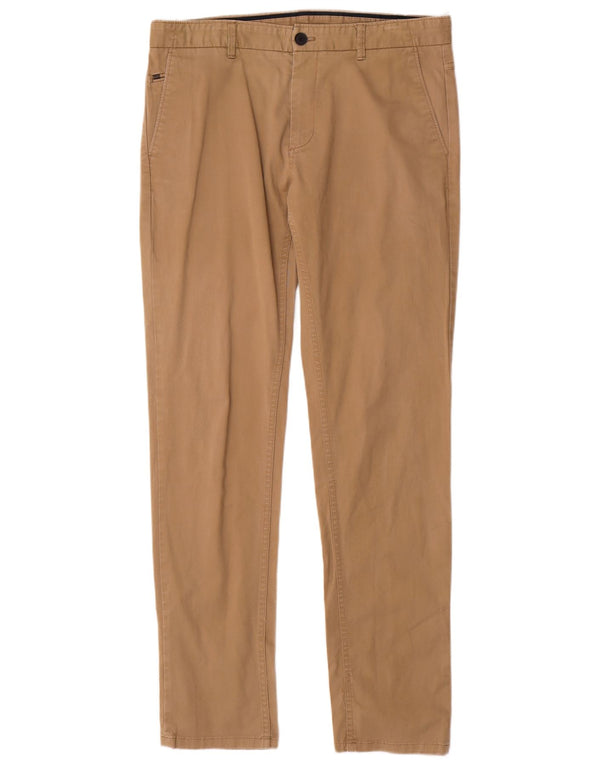 Pantaloni chino slim pentru bărbați Zara EU 44 Large L34 L33 Bej Bumbac