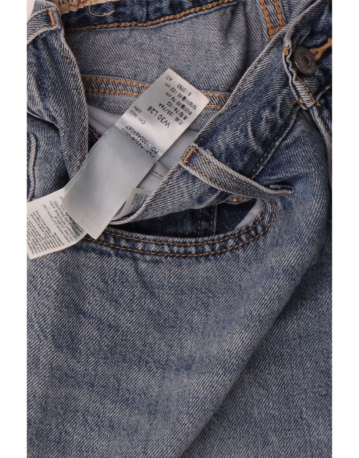 Blugi conici pentru femei Levi's W30 L28 Bumbac albastru