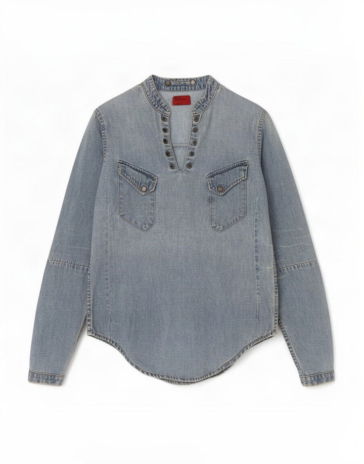 Cămașă din blugi pentru femei Levi's UK 6 XS Bumbac albastru