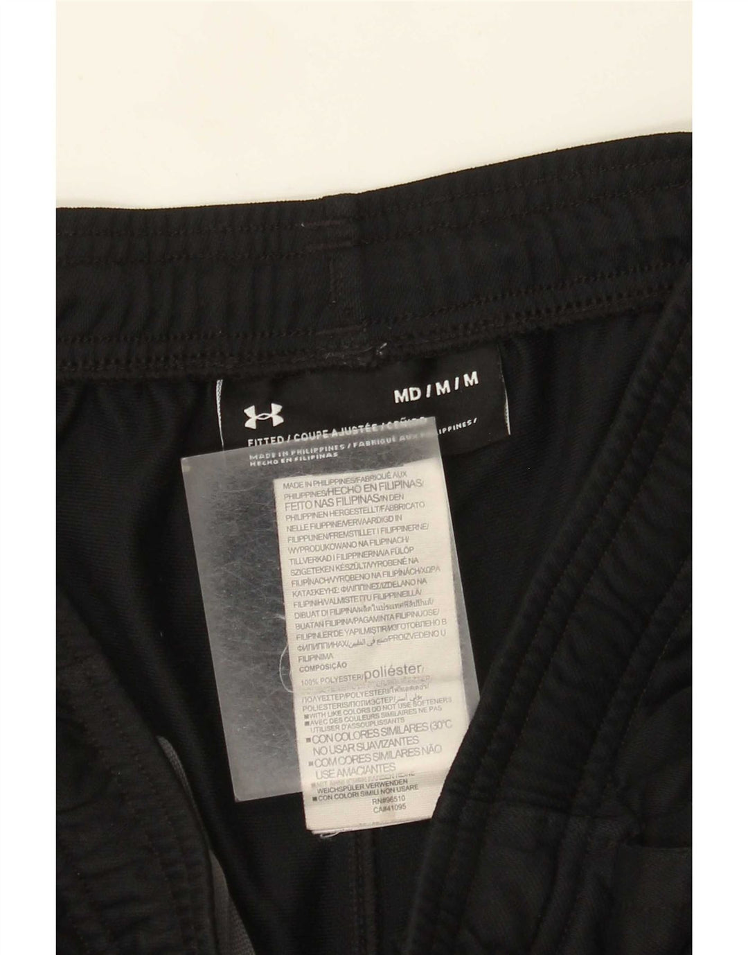 Pantaloni de trening Under Armour pentru bărbați, poliester mediu negru
