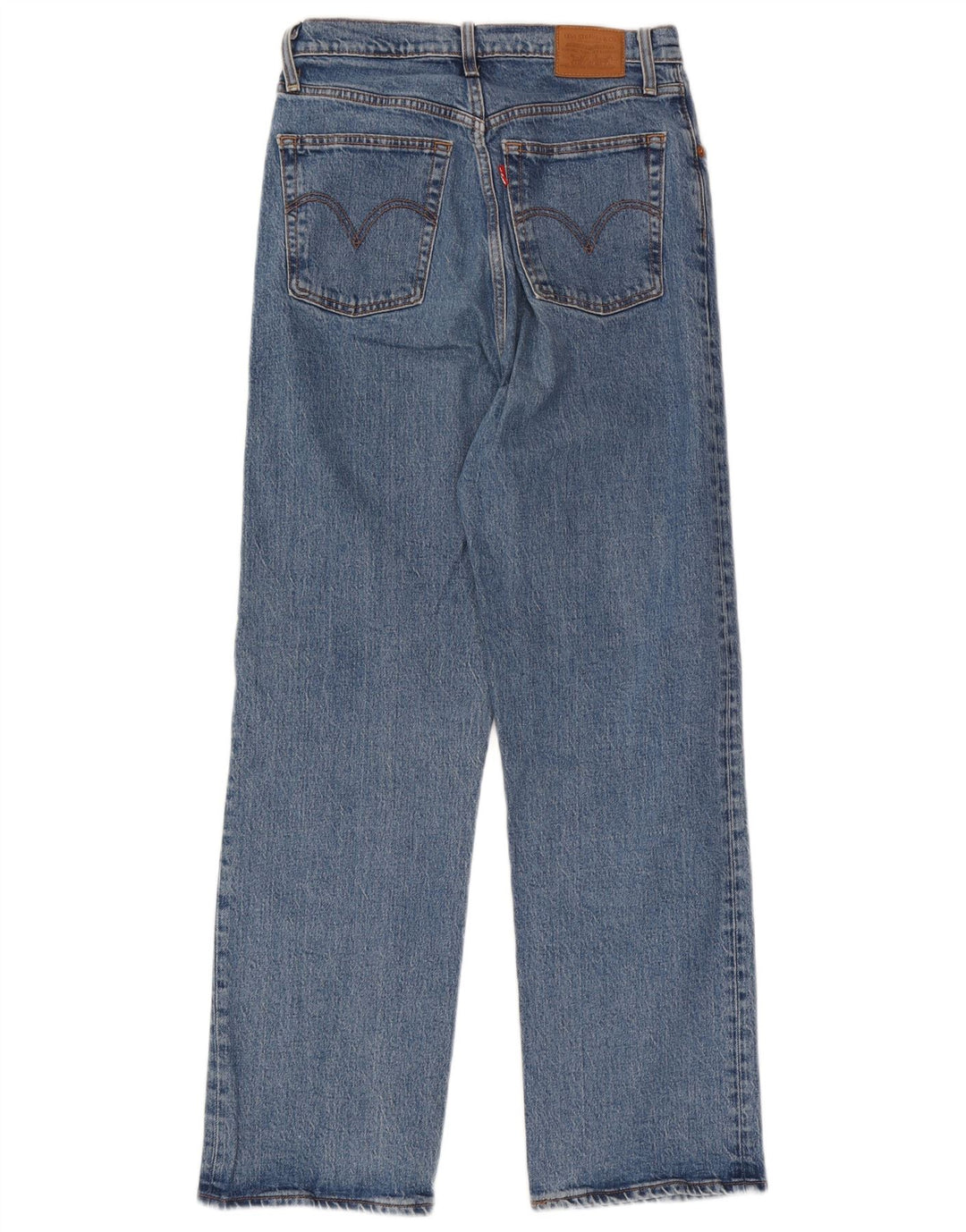 Blugi drepti pentru femei Levi's Ribcage W29 L28 Bumbac albastru