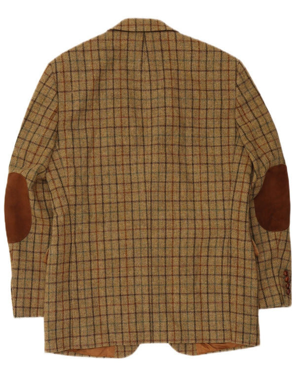 Jachetă Barbour pentru bărbați cu 2 nasturi EU 48 Medium Kaki Check Lână nouă
