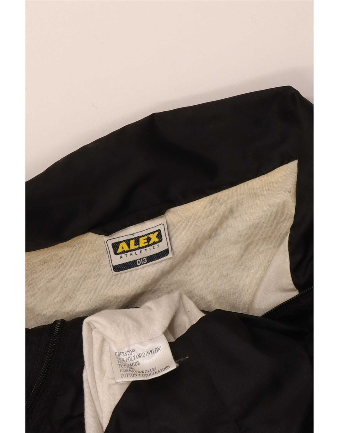 Jachetă de trening pentru bărbați ALEX, 2XL, neagră, poliamidă bloc de culoare